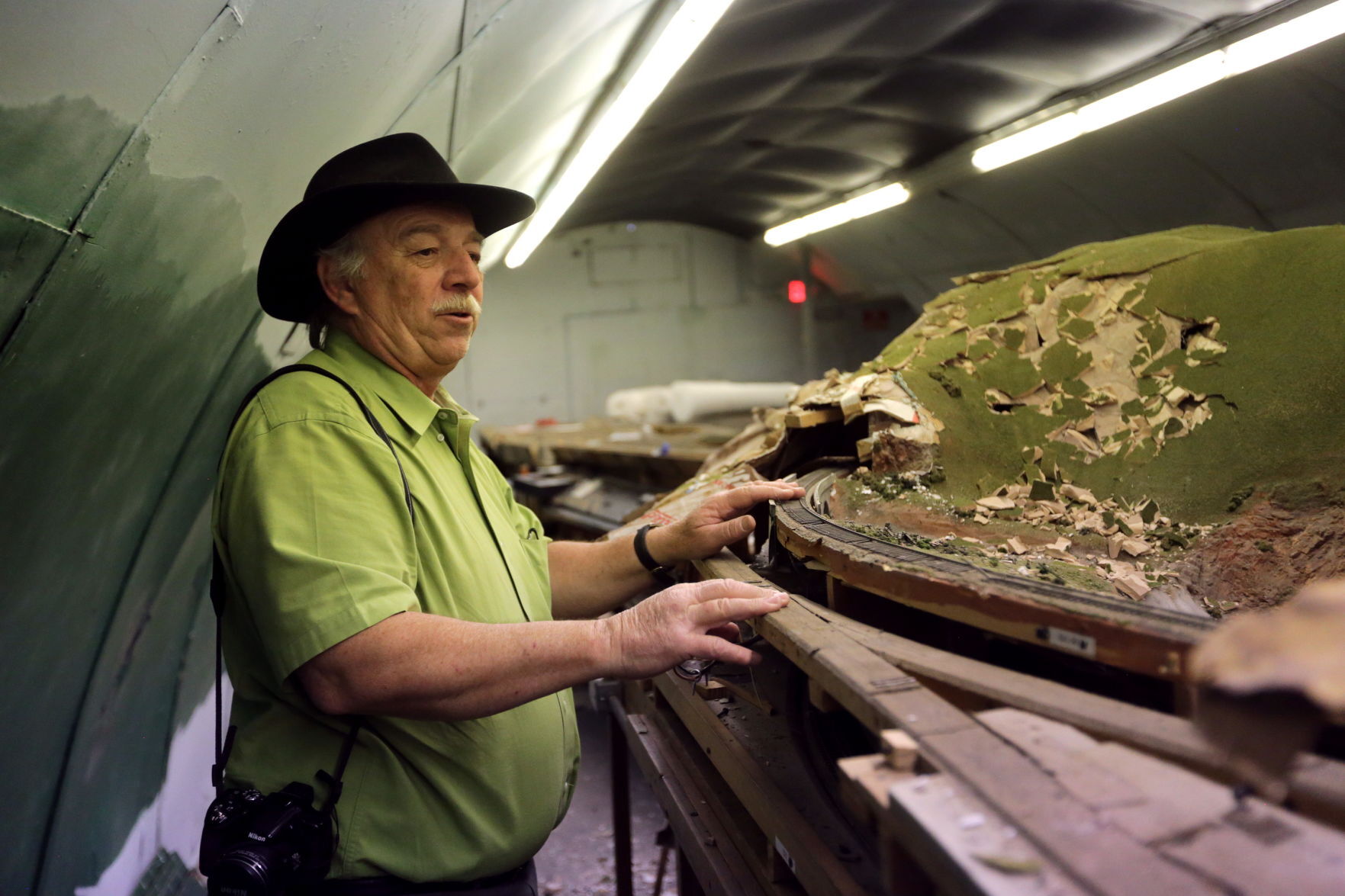 Model railroad dismantled at Napa Valley Expo